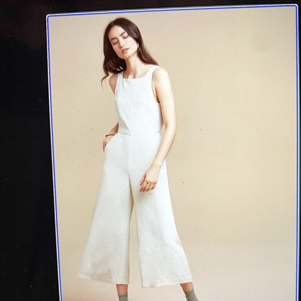Aritzia Cream Jumpsuit